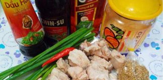 Bữa tối ngon cơm với sườn rim vừng - 1