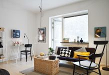 Căn hộ nhỏ cuốn hút với cặp màu huyền thoại: đen và trắng 1