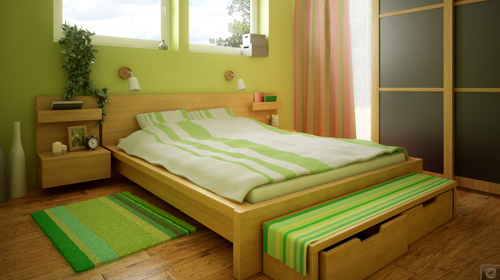 Phòng ngủ xanh xanh, ru nhanh giấc nồng - 2
