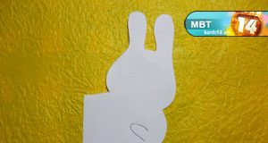 Hướng dẫn làm thời khóa biểu thỏ con xinh xắn - 1