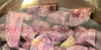 Dẻo thơm bánh khoai lang tím - 1