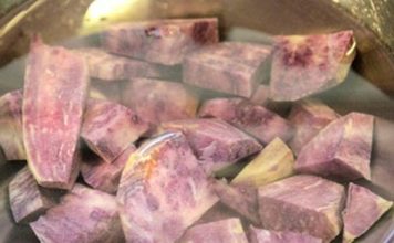 Dẻo thơm bánh khoai lang tím - 1