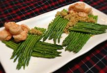 Cách làm măng tây xào tôm cho bữa tối giản dị măng tây xào tôm