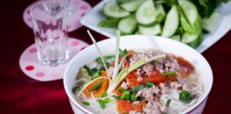 Cách làm bún canh chua thịt nạc - 1