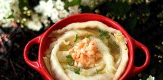 Mát lành món canh cải thảo nấu tôm  - 1