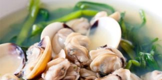 Hướng dẫn làm món canh rau muống nấu ngao - 1