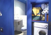 Làm sao để khắc phục những bất tiện của đồ dùng trong nhà? 20 mẹo giúp phòng giặt luôn gọn gàng, Không gian đẹp, khong gian dep, tu van noi that, phong tam, phong giat, gon dep, do dung, may giat, may la, may ui