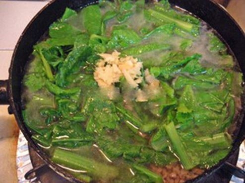 Canh cải thịt băm dễ làm dễ ăn  - 5