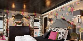 trần nhà, trần nhà màu đen