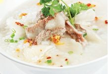 Cách nấu cháo sườn nấm bào ngư  - 1