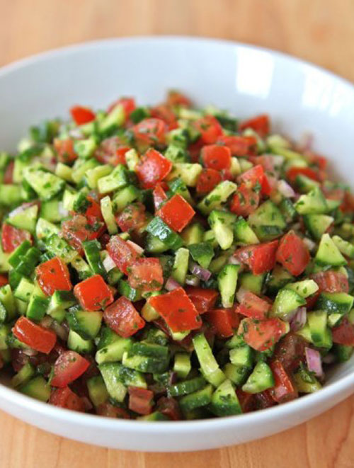 Salad dưa chuột - cà chua kiểu mới - 7