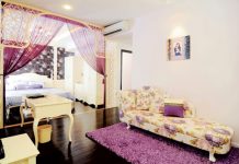 Trang trí nhà màu tím lãng mạn 'Xoáy mắt' vào nhà tím lãng mạn - 3