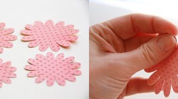 Cách làm thiệp hoa nổi tặng bạn sinh nhật - 1