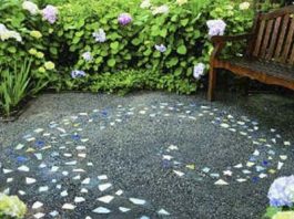 Trang trí sân vườn đẹp theo phong cách mosaic - Archi