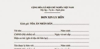 Cách viết đơn ly hôn chuẩn nhất cho vợ chồng muốn ly hôn - 1