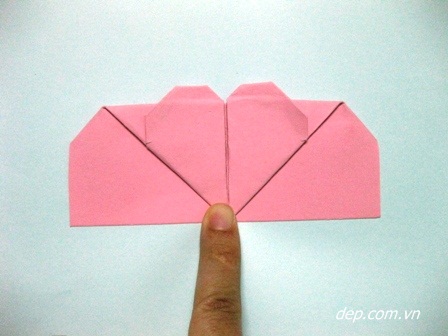 Kẹp sách trái tim Origami  - 19