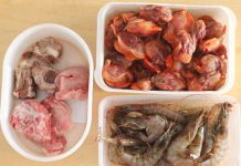 Nấu món cháo tôm sò lông cho bữa sáng nóng hổi - 1