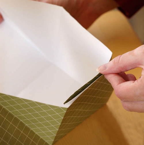 5 bước gấp hộp đựng đồ bằng giấy siêu đơn giản - 5