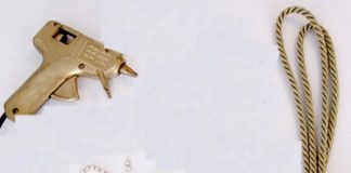 Cách chế hoa tai đẹp bằng dây thừng - 1