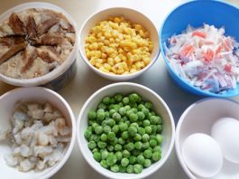 Nguyên liệu nấu súp.