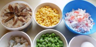 Nguyên liệu nấu súp.