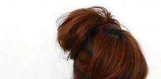 5. Đối với phần tóc hai bên mái thì sử dụng dụng cụ kẹp xoăn, kẹp lại để tạo sự duyên dáng cho khuôn mặt.