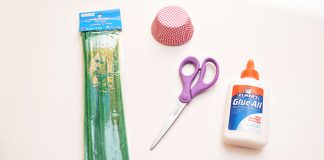 Cupcake liner bouquet | Sheknows.com - supplies