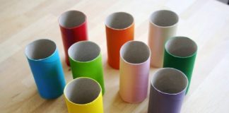 Học cách làm chuông gió bằng giấy vệ sinh đẹp khó cưỡng1