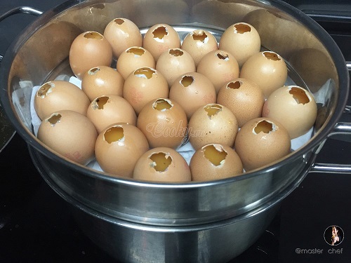 Cách làm trứng gà nướng kiểu Thái Lan6