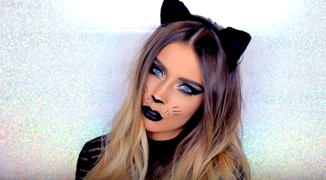 Hướng dẫn make up Halloween thành nàng mèo quyến rũ 19