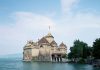 Lâu dài Chillon ở hồ Geneva.