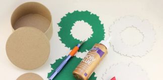 Hướng dẫn cách làm hộp quà Giáng sinh đẹp lung linh - 1