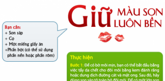 Mẹo giữ màu son luôn bền  - 1