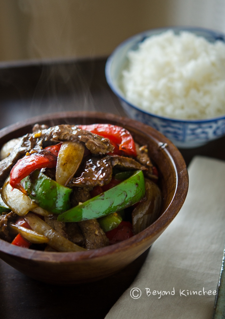 Beef and Peppers Stir-fry