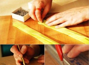 Hướng dẫn làm hộp đựng đồ bọc vải từ thùng các-tông