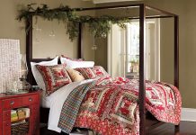 trang trí phòng ngủ giáng sinh