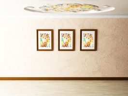 Cách trang trí cho mảng tường lớn - 1