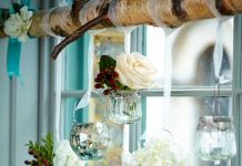 trang trí phòng khách giáng sinh