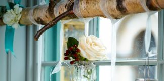 trang trí phòng khách giáng sinh