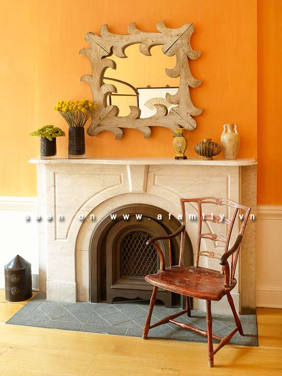 Cách trang trí nhà với gam màu cam - 4