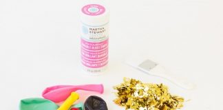 Trang trí bóng bay với kim tuyến chưa bao giờ thú vị đến thế!