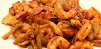 Ghi điểm với tôm rim trứng