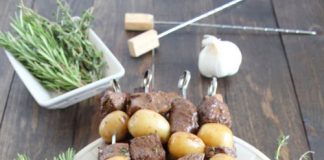 Thịt nướng xiên khoai tây hấp dẫn - 9