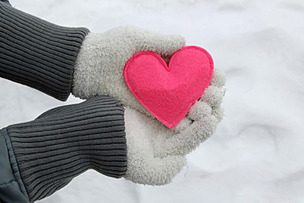 Tự may túi sưởi mùa đông hình trái tim ấm áp - 6