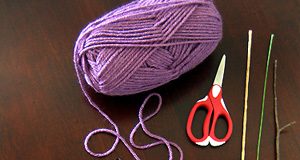 Hướng dẫn cách làm hoa bồ công anh từ len - 1