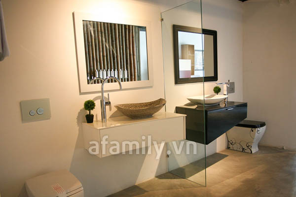 Phòng tắm phong cách với bồn rửa sứ tuyệt đẹp 