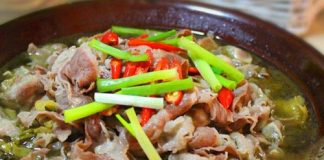 Cách nấu canh chua thịt bò 