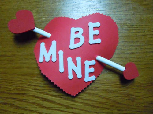 Cách làm thiệp trái tim mũi tên thần Cupid cho Valentine - 8