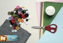 Làm thiệp Valentine bằng cúc áo cho một nửa yêu thương - 1