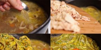 Cách làm canh gà nấm trứng nóng hổi ngày đông  - 12